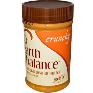 Хрустящее арахисовое масло со льном, Earth Balance, 453 г