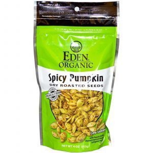 Тыквенные семечки с натуральными пряностями, Eden Foods,  113 г