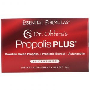 Прополис Плюс, Propolis Plus, Dr. Ohhira's, 60 капсул