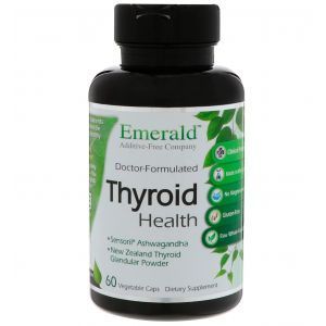 Здоровье щитовидной железы, Thyroid Health, Emerald Laboratories, 60 кап.