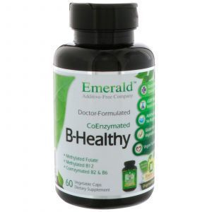 Витамин В комплекс,  B-Healthy, Emerald Laboratories, 60 кап.