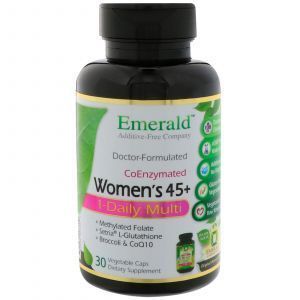 Ежедневные мультивитамины для женщин 45+, Women's 45+ 1-Daily Multi, Emerald Laboratories, 30 кап.