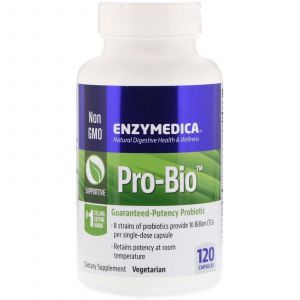 Пробиотик гарантированного действия, Guaranteed Potency Probiotic, Enzymedica, 120 капсул