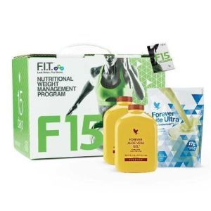 Программа управления весом "F15", Nutritional Weight Management Program F15, Forever Living, высший уровень 1 и 2, вкус ванили, 1 набор

