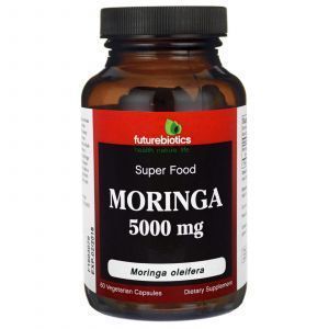 Моринга 5000 мг, Moringa, FutureBiotics, 60 растительных капсул