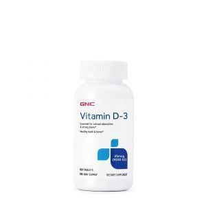 Витамин D-3, GNC Vitamin D-3, GNC, 1000 МЕ, 180 таблеток