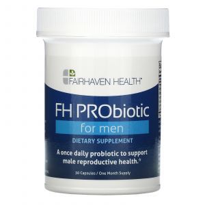 Пробіотик для підтримки репродуктивного здоров'я чоловіків, FH PRObiotic for Men, Fairhaven Health, 30 капсул