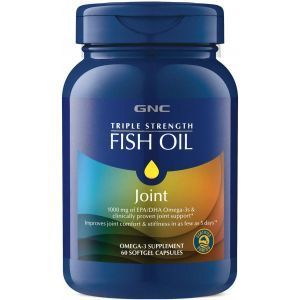 Рыбий жир + поддержка суставов, Triple Strength Fish Oil Plus Joint, GNC, 60 гелевых капсул
