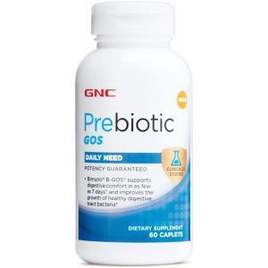 Пребиотики, Prebiotic GOS, GNC, 60 капсул 
