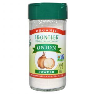 Лук, порошок, Organic Onion Powder, Frontier Natural Products, 59 гр.