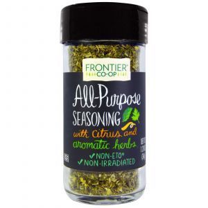 Приправа, All-Purpose Seasoning, With Citrus and Aromatic Herbs, Frontier Natural Products, 34 г