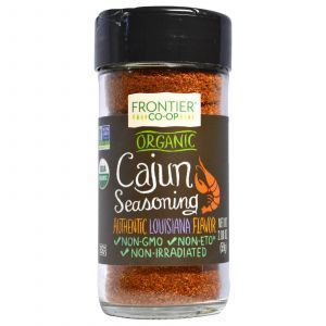 Каджунская приправа, луизианский вкус, Organic Cajun Seasoning, Louisiana Flavor, Frontier Natural Products, органик, 59 г