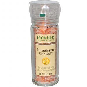 Гималайская розовая соль в мельнице, Himalayan Pink Salt, Frontier Natural Products, 96 г