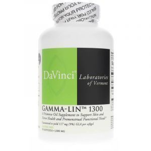 Масло вечерней примулы, Gamma-Lin, DaVinci Laboratories of  Vermont, для женщин, 1300 мг, 90 гелевых капсул