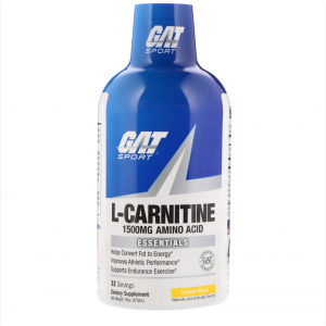 L-карнитин, L-Carnitine, GAT, лимон, 1500 мг, 473 мл