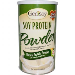 Соевый протеин, GeniSoy, натуральный вкус, 454 г