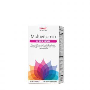 Мультивитаминный комплекс для женщин, Women's Multivitamin Ultra Mega, GNC, 90 капсул