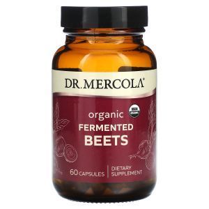 Ферментированная свекла, Organic Fermented Beet, Dr. Mercola, органическая, 60 капсул