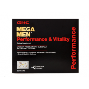 Комплекс для мужчин "Производительность и жизнеспособность", Mega Men Performance & Vitality, Vitapak Program, GNC, 30 пакетов