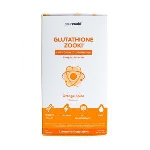 Ліпосомальний глутатіон, Liposomal Glutathione, YourZooki, 1000 мг, смак апельсина, 30 пакетиків по 15 мл