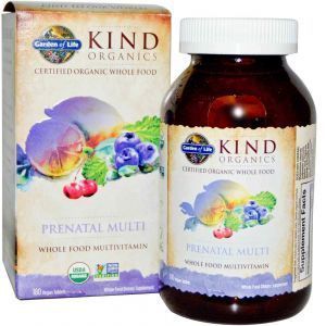 Мультивитамины для беременных, MyKind Organics, Prenatal Multi, Garden of Life, 180 таблеток
