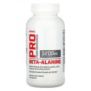 Бета-аланин, Beta-Alanine, GNC, Pro Performance, 800 мг, 120 таблеток
