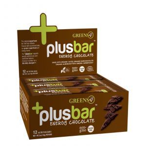 Батончики с энергетическим шоколадом, Energy Chocolate, Greens Plus, 12 бат.