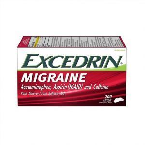 Облегчение мигрени, Migraine, Excedrin, 200 таблеток