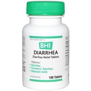 Средство от диареи, Diarrhea, MediNatura, BHI, 100 таблеток