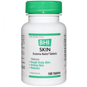 Средство от экземы, Skin Eczema Relief, MediNatura, BHI, 100 таблеток
