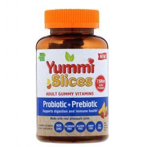 Витамины с пробиотиком и пребиотиком, Gummy Vitamins, Probiotic + Prebiotic, Hero Nutritional Products, 60 шт.