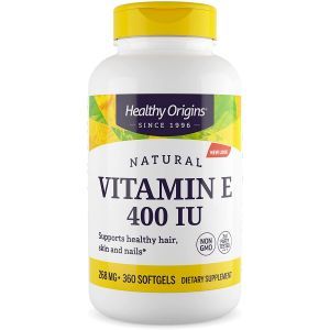 Витамин Е, Vitamin E, Healthy Origins, 400 МЕ, 360 капсул