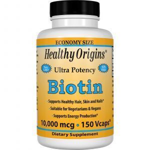 Биотин, Biotin, Healthy Origins, 10,000 мкг, 150 капсул