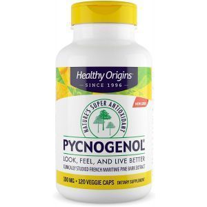 Экстракт сосновой коры, Pycnogenol, Healthy Origins, 100 мг, 120 капсул