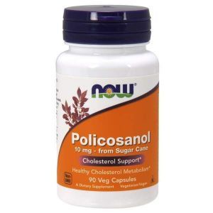 Полікозанол (Policosanol), Now Foods, 10 мг, 90 вегетаріанських капсул