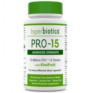 Пробиотики, PRO-15, PRO-15, Advanced Strength, Hyperbiotics, 30 таб.