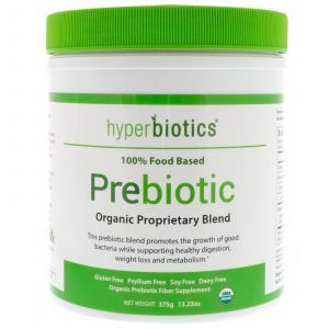 Пребиотик, органическая запатентованная смесь, Prebiotic, Proprietary Blend, Hyperbiotics, 375 г