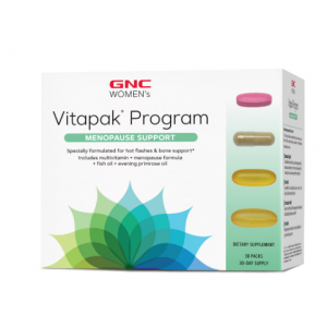 Комплексная поддержка при менопаузе, Vitapak Program Menopause Support, GNC, для женщин, 30 пакетов