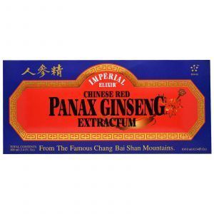 Экстракт красного китайского женьшеня, Red Panax Ginseng, Imperial Elixir, 10 бутылочек по 10 мл