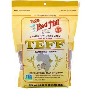 Тефф, Teff, Bobs Red Mill,  целое зерно,  680 г