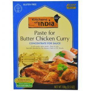 Паста для приготовления цыпленка карри, Paste for Butter Chicken Curry, Kitchens of India, 100 г