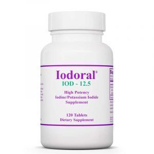 Йод, йодид калия, Iodoral, IOD-12.5, Optimox, 120 таблеток
