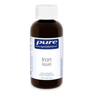 Железо (жидкость),  Iron liquid, Pure Encapsulations, 120 мл