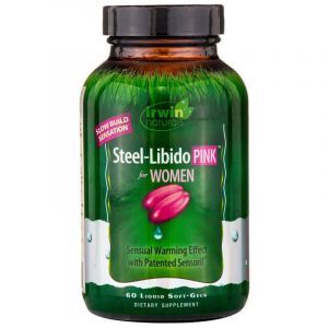Либидо для женщин, Steel-Libido, Irwin Naturals, 60 гелевых капсул