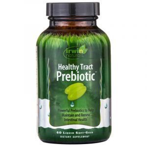 Пребиотики для кишечника, Healthy Track Prebiotic, Irwin Naturals, 60 гелевых капсул