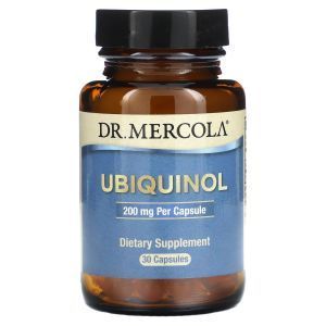 Убихинол, Ubiquinol, Dr. Mercola, 200 мг, 30 капсул