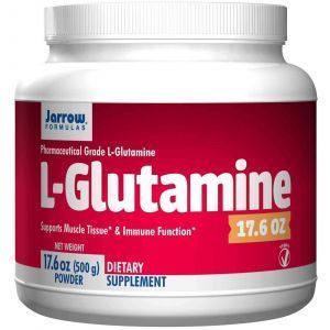 L- глютамин, Jarrow Formulas, 500 грамм 