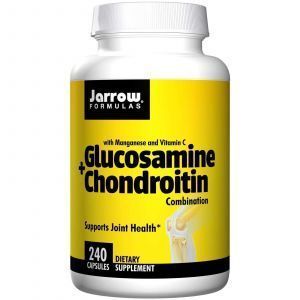 Глюкозамин хондроитин, Glucosamine + Chondroitin, Jarrow Formulas, 240 капсул