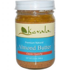 Хрустящее миндальное масло, Almond Butter, Kevala, 340 г.
