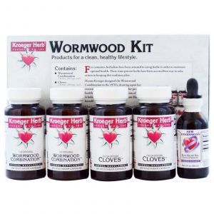 Экстракт полыни в наборе, Wormwood Kit, Kroeger Herb Co, 5 шт